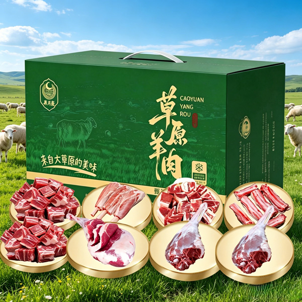 草原羊肉礼盒内配