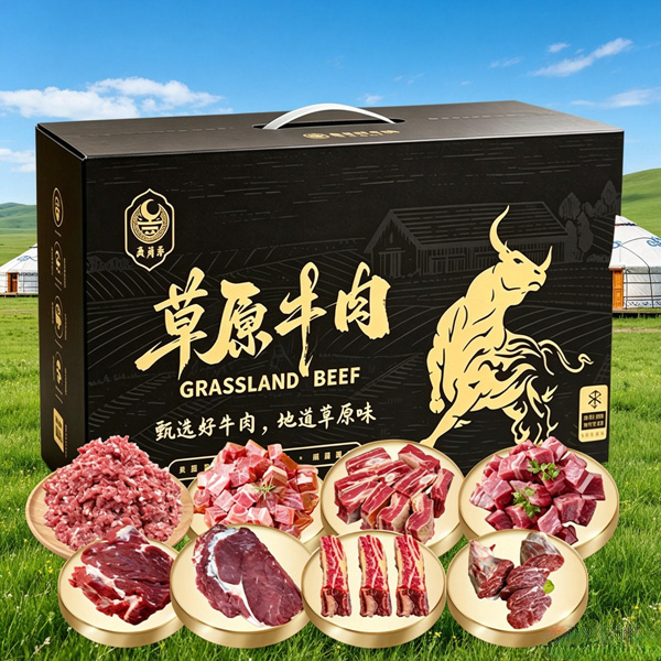 草原牛肉礼盒内配